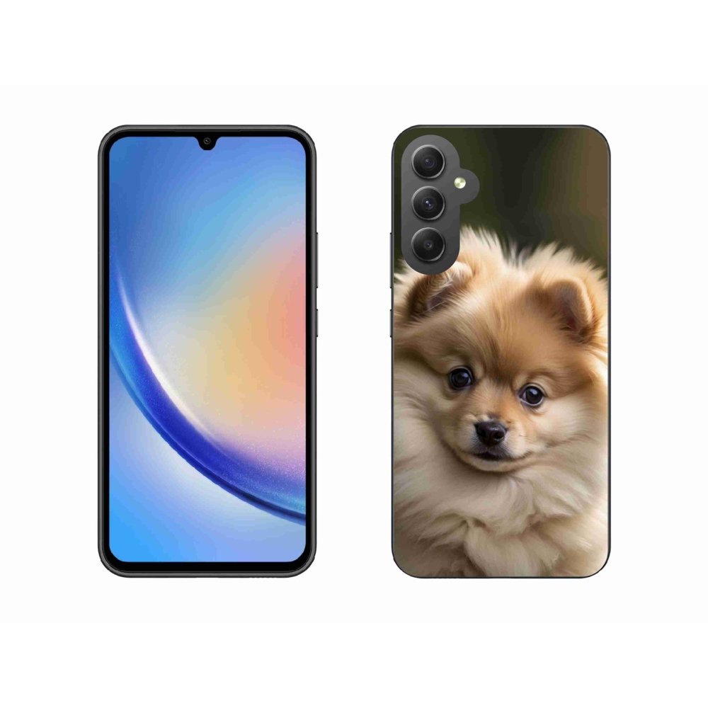 Gél borítás mmCase Samsung Galaxy A34 5G - aranyos pomerániai 2