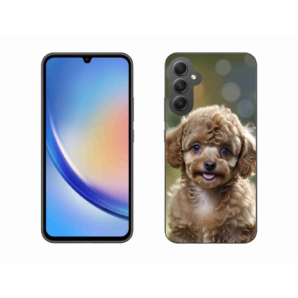 Gél borítás mmCase Samsung Galaxy A34 5G - aranyos uszkár