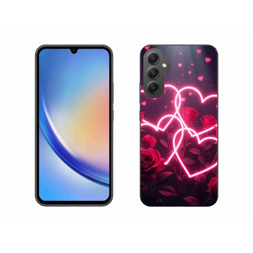 Gél borítás mmCase Samsung Galaxy A34 5G - a szerelem szíve