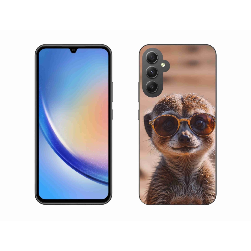 Gél borítás mmCase Samsung Galaxy A34 5G - stílusos surikata