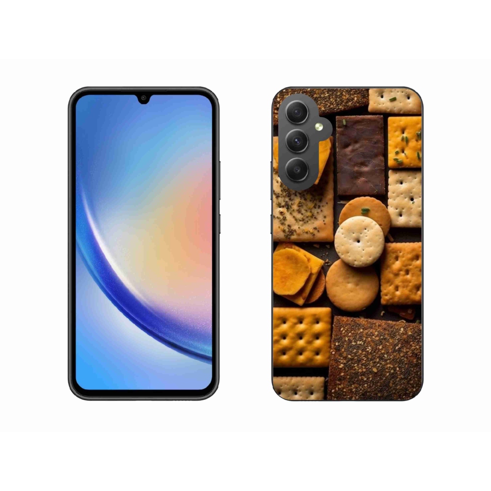 Zselés borítás mmCase Samsung Galaxy A34 5G - kekszek