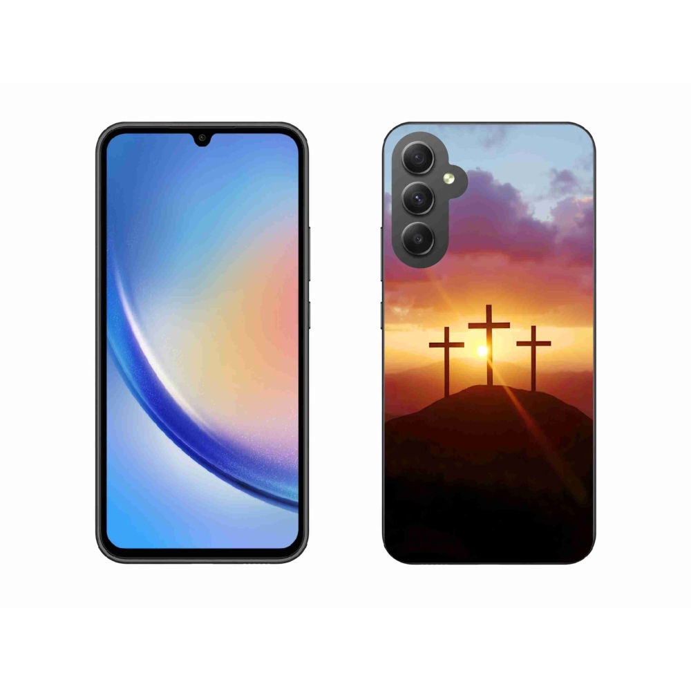 Gél borítás mmCase Samsung Galaxy A34 5G - három kereszt