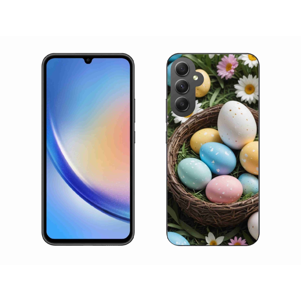 Zselés borítás mmCase Samsung Galaxy A34 5G - Húsvéti tojás 2