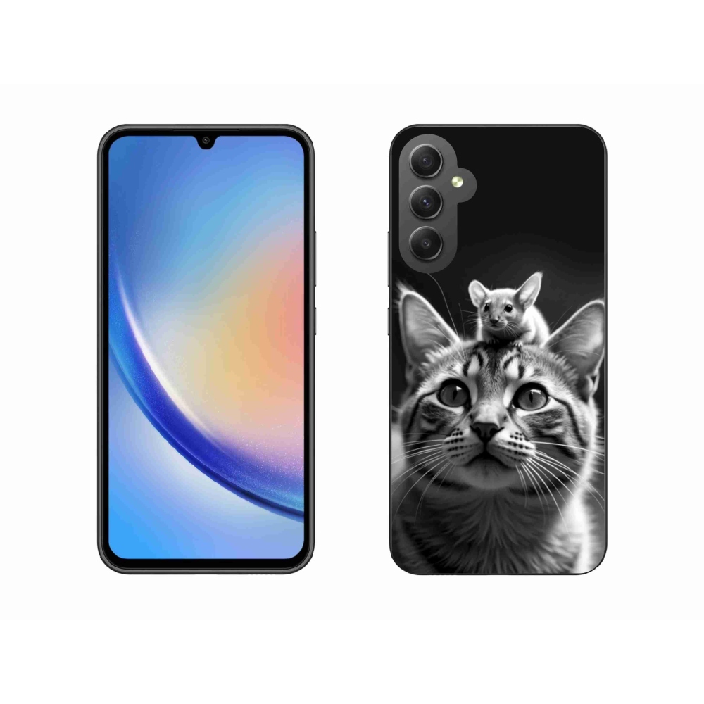 Gél borítás mmCase Samsung Galaxy A34 5G - állatbarátság 2