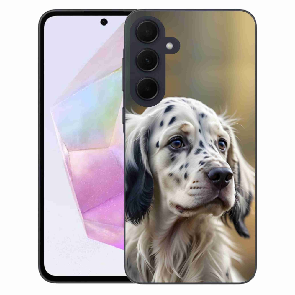 Gél borítás mmCase Samsung Galaxy A35 5G - English Setter