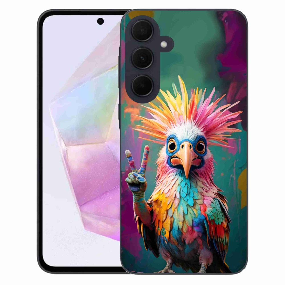 Zselés borítás mmCase Samsung Galaxy A35 5G - színes lázadó