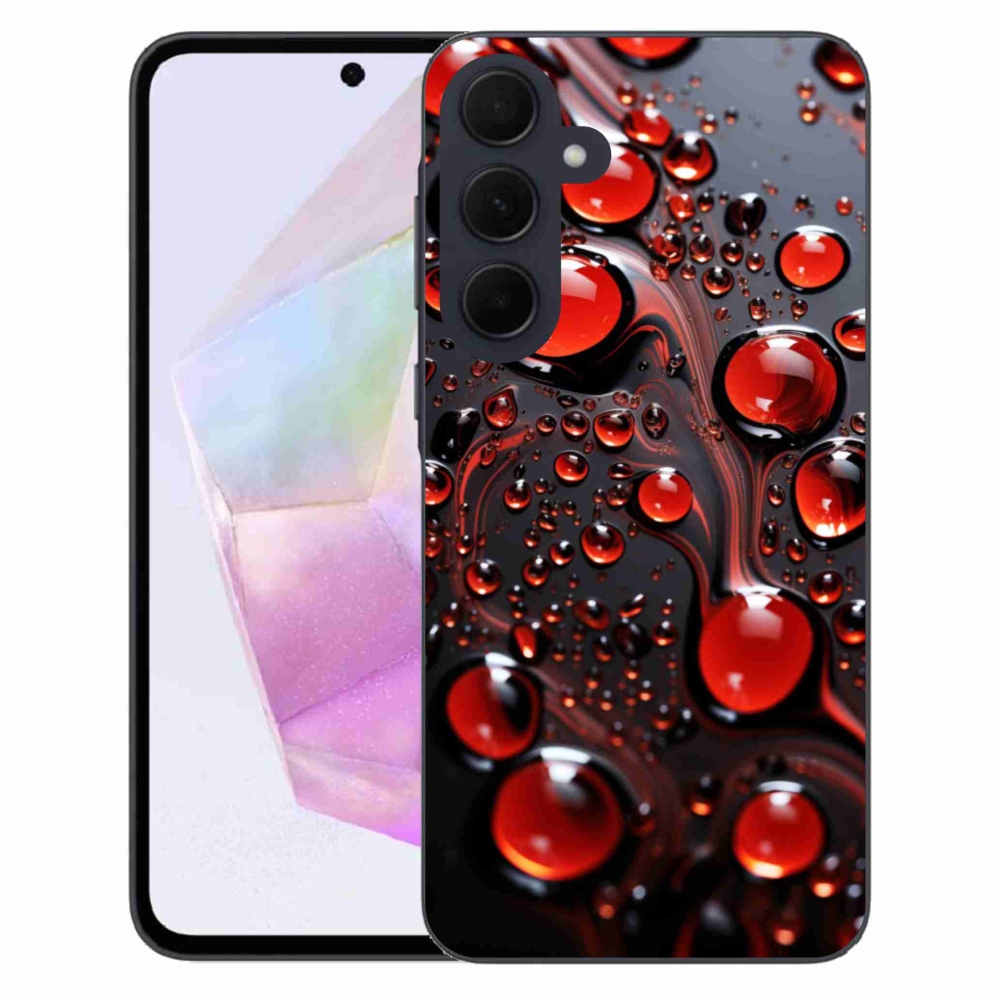 Zselés borítás mmCase Samsung Galaxy A35 5G - piros csepp 2