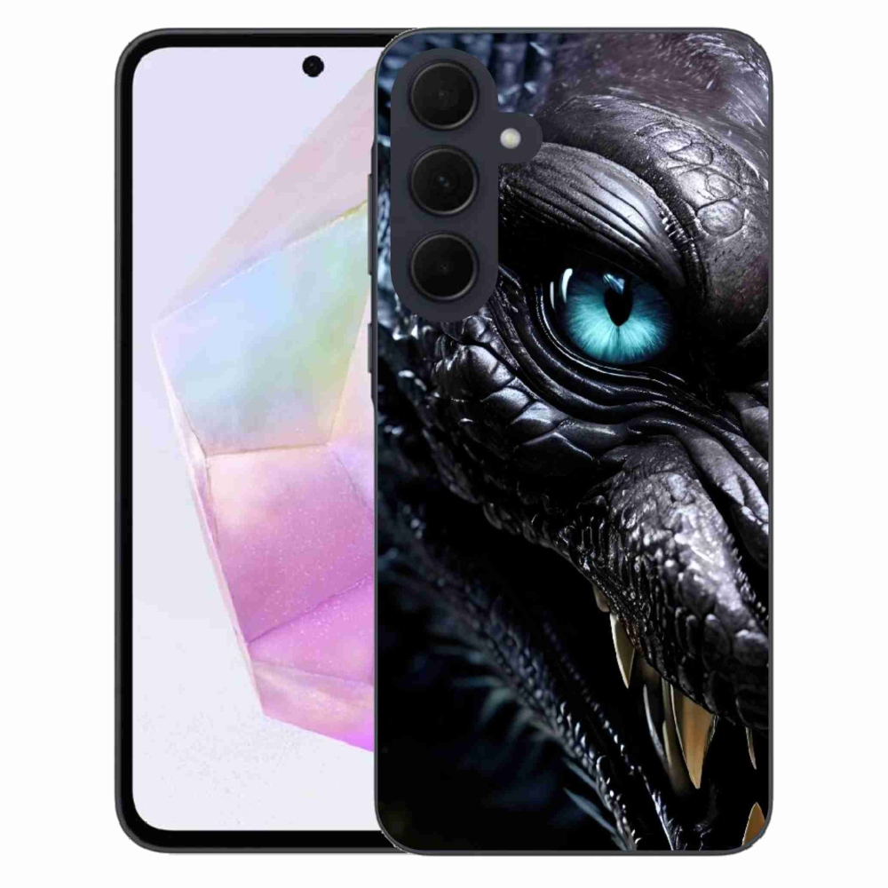 Zselés borítás mmCase Samsung Galaxy A35 5G - sárkány nézet