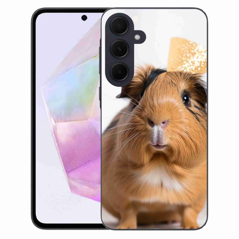 Zselés borítás mmCase Samsung Galaxy A35 5G - barna tengerimalachoz