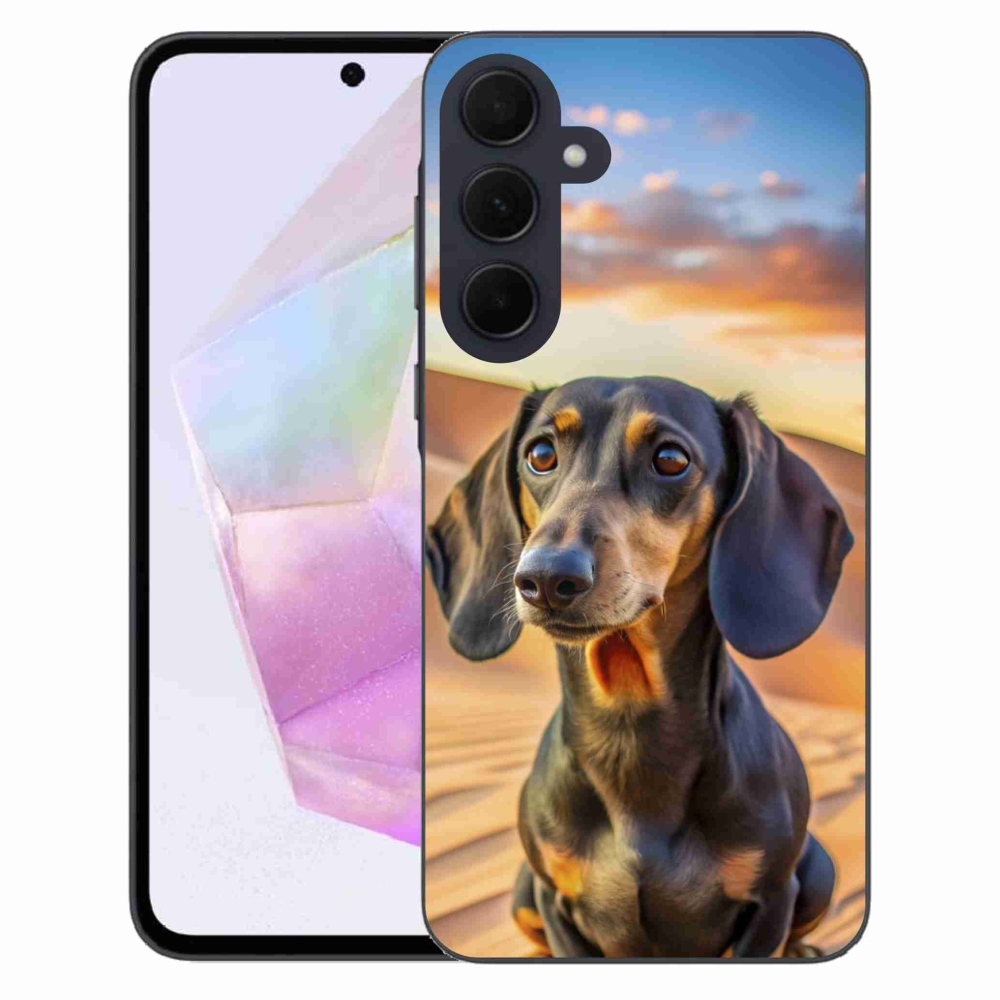 Zselés borítás mmCase Samsung Galaxy A35 5G - tacskó 3