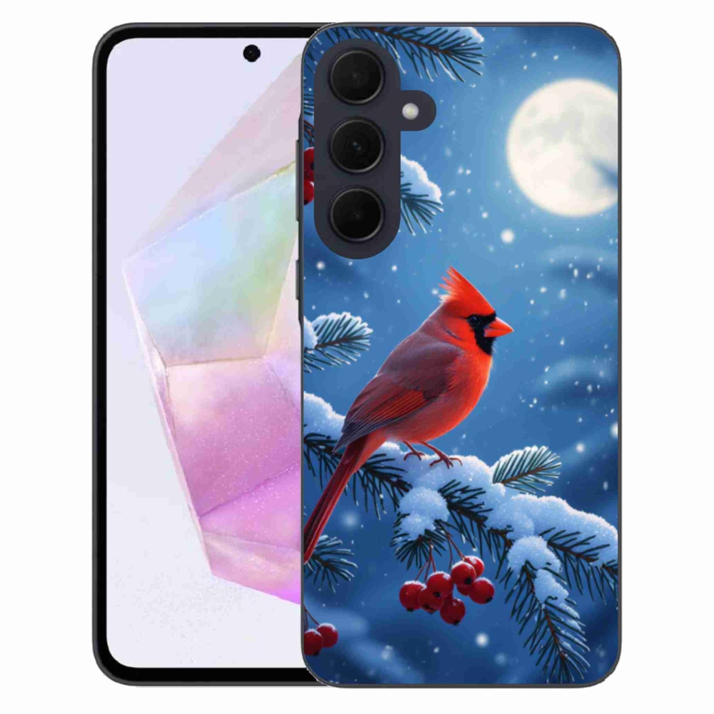 Gél védőhuzat mmCase Samsung Galaxy A35 5G - bíborvörös