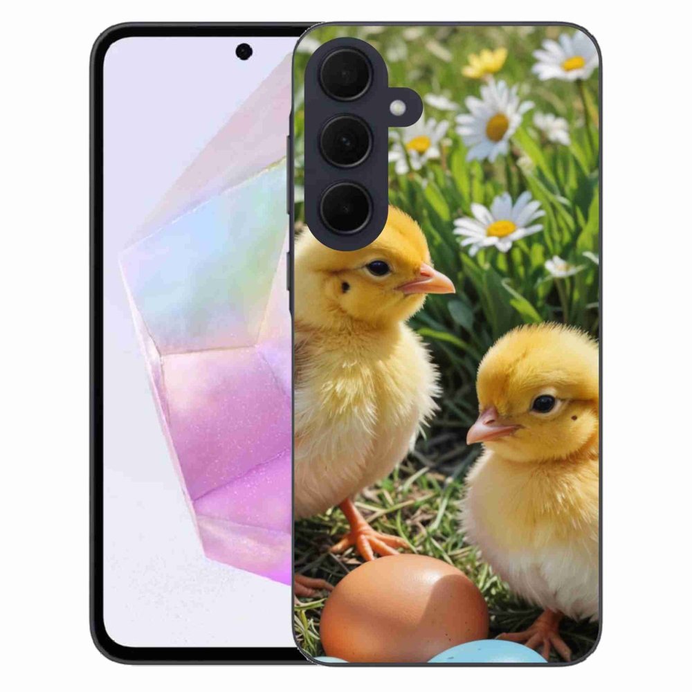 Zselés borítás mmCase Samsung Galaxy A35 5G - csirkékhez