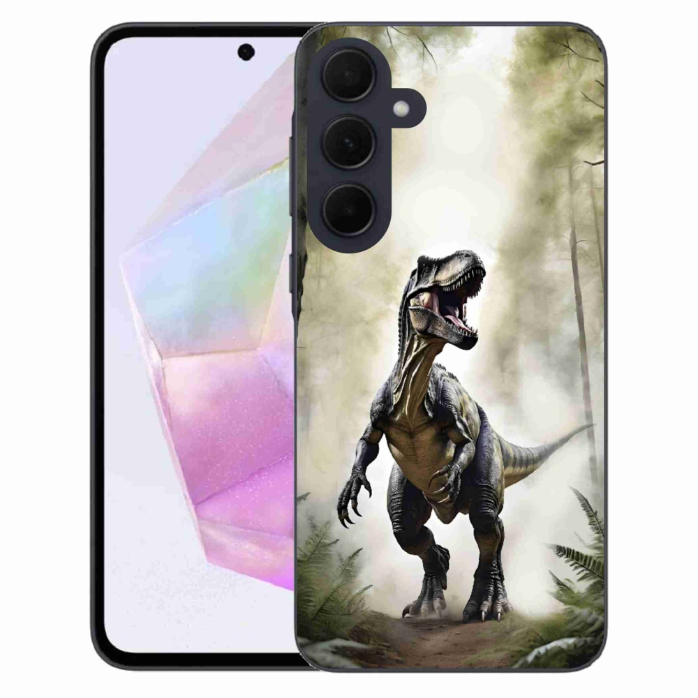 Zselés borítás mmCase Samsung Galaxy A35 5G - dühös T-Rex