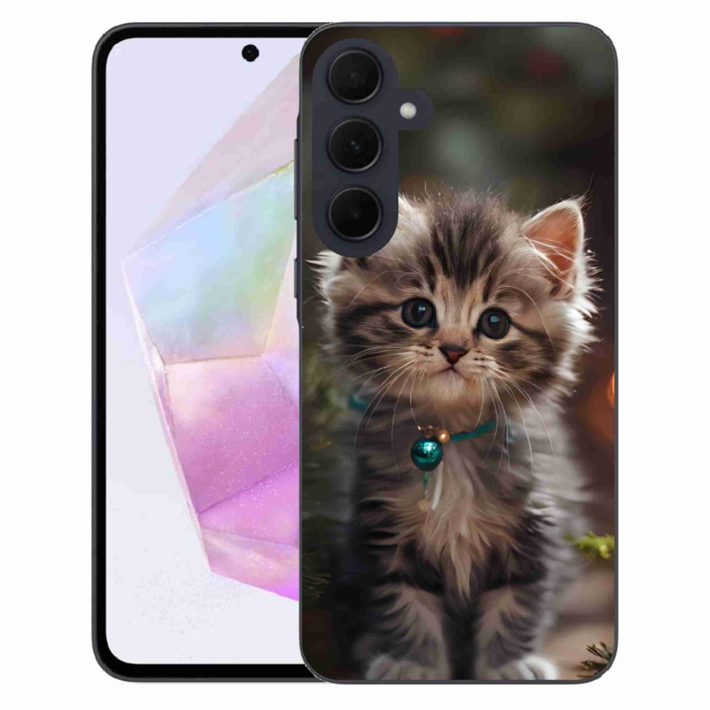 Gél borítás mmCase Samsung Galaxy A35 5G - aranyos cica 11