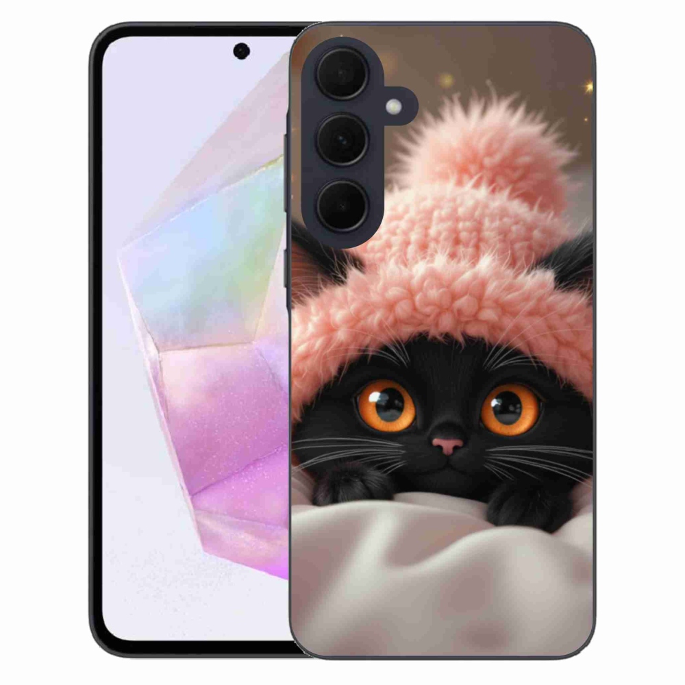 Gél borítás mmCase Samsung Galaxy A35 5G - aranyos cica 7
