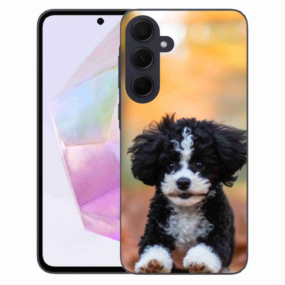 Gél borítás mmCase Samsung Galaxy A35 5G - aranyos kiskutya 2