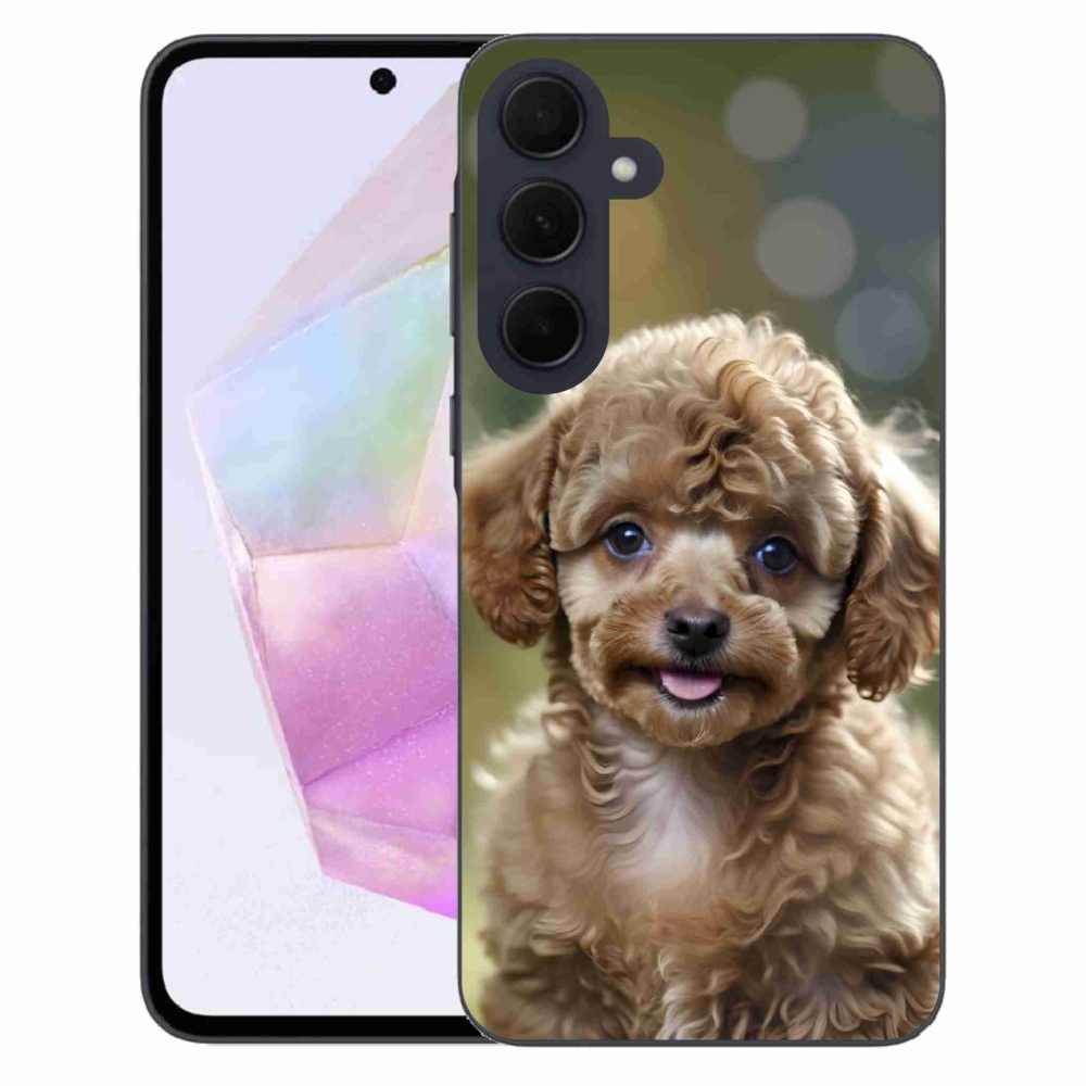 Gél borítás mmCase Samsung Galaxy A35 5G - aranyos uszkár