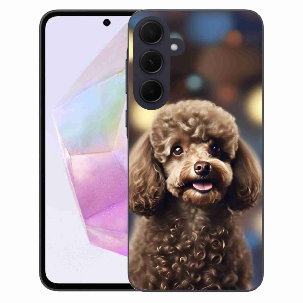 Gél borítás mmCase Samsung Galaxy A35 5G - aranyos uszkár