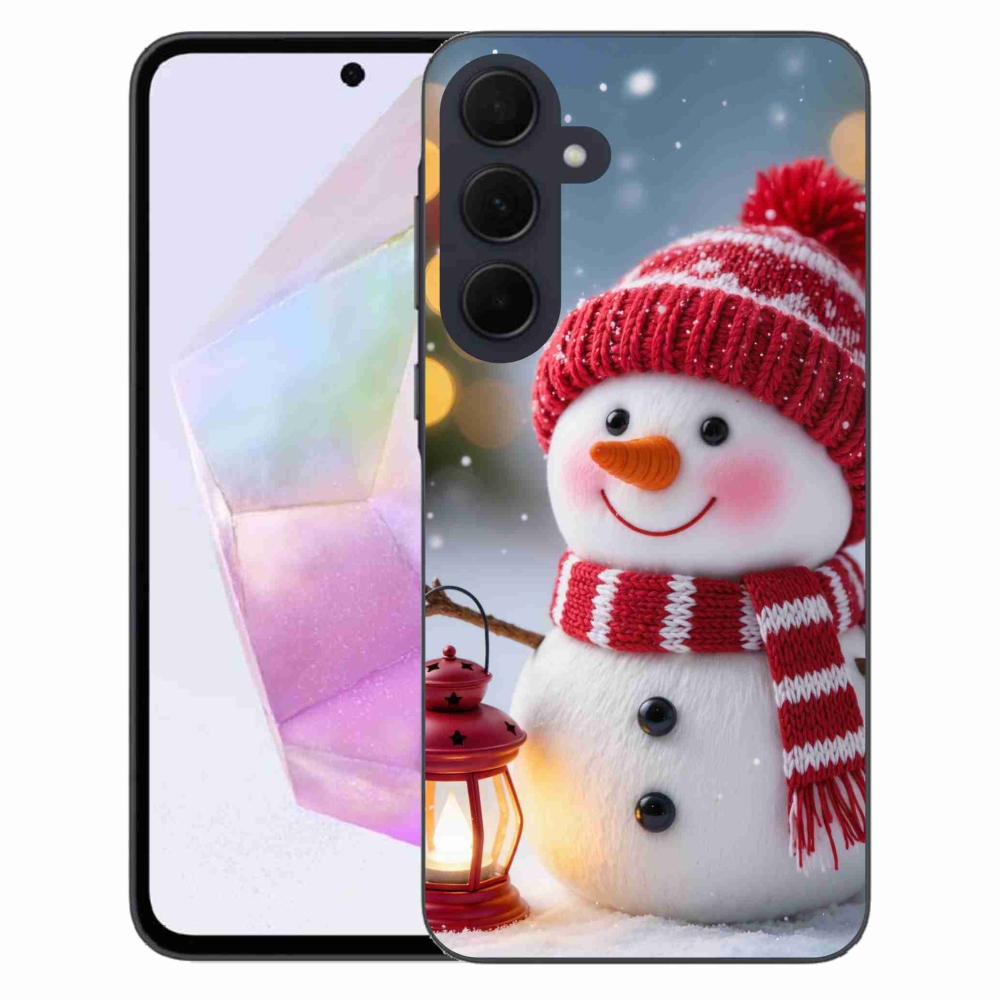 Gél borítás mmCase Samsung Galaxy A35 5G - hóember 2