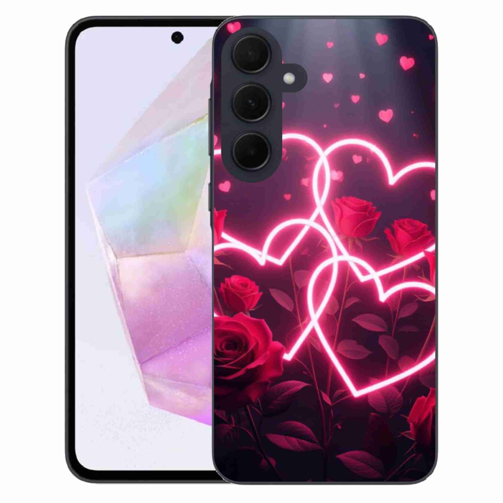 Gél borítás mmCase Samsung Galaxy A35 5G - a szerelem szíve