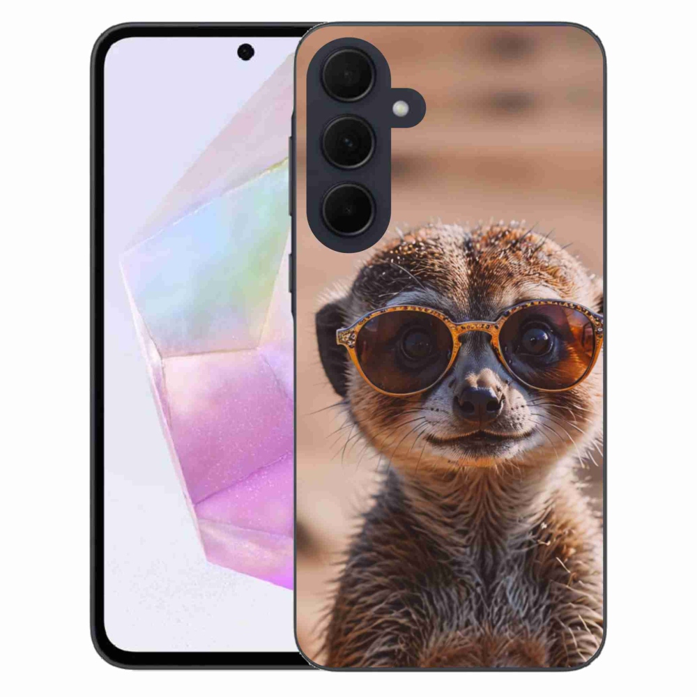 Gél borítás mmCase Samsung Galaxy A35 5G - stílusos surikata