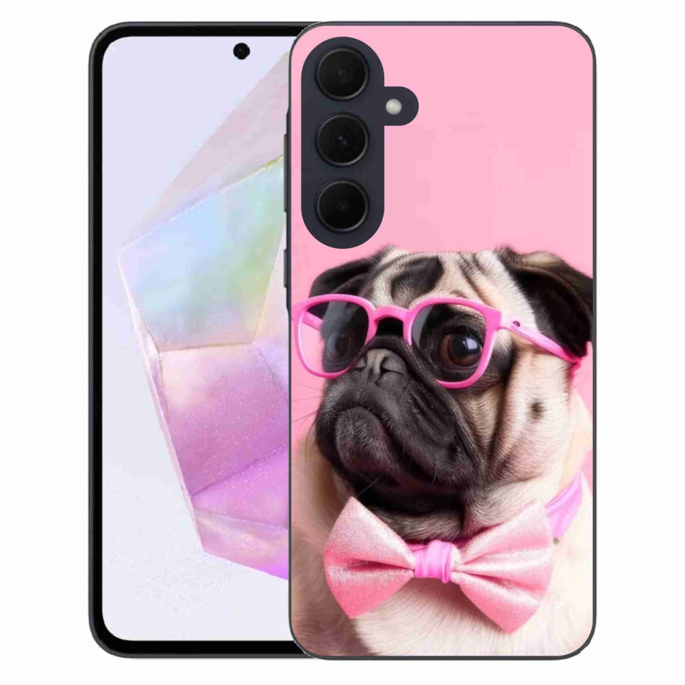Gél borítás mmCase Samsung Galaxy A35 5G - stílusos mopsz - Samsung Galaxy A35 5G - gél tok