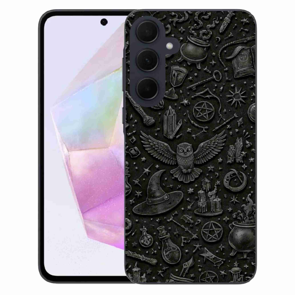 Gél borítás mmCase Samsung Galaxy A35 5G - sötét varázslatos világhoz