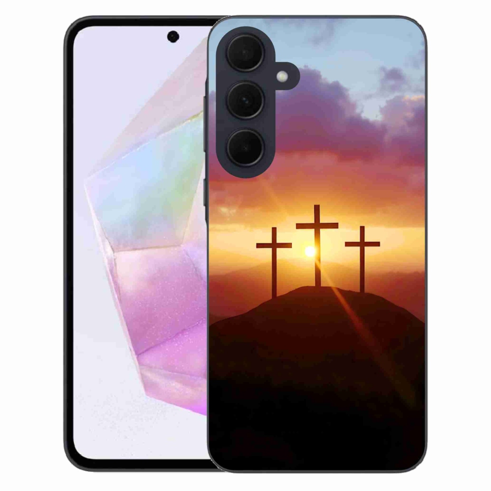 Gél borítás mmCase Samsung Galaxy A35 5G - három kereszt