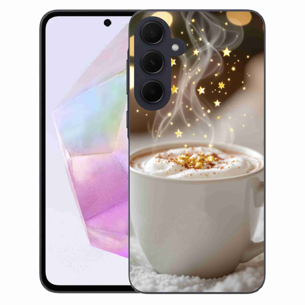 Gél borítás mmCase Samsung Galaxy A35 5G - Karácsonyi forró ital