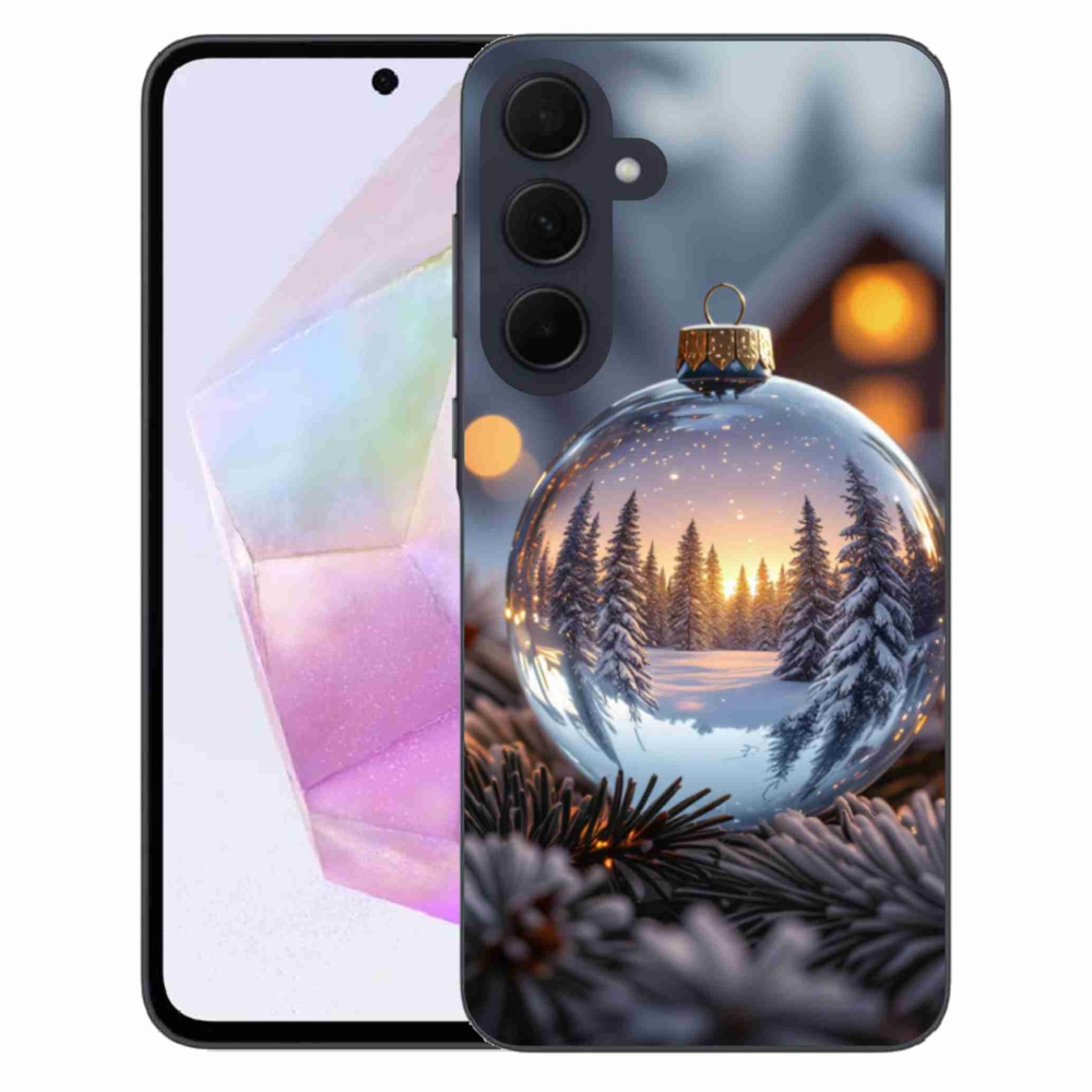 Gél borítás mmCase Samsung Galaxy A35 5G - Karácsonyi dekoráció