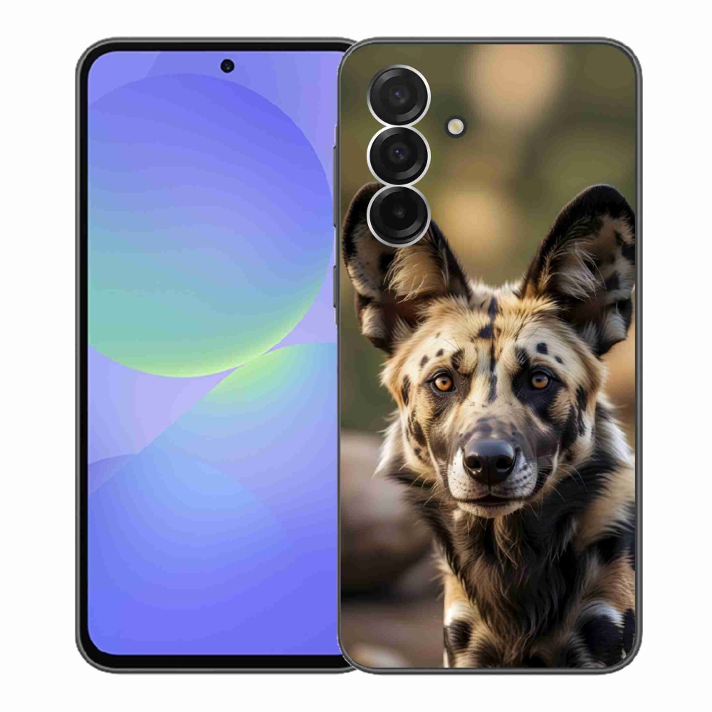 Gél borítás mmCase Samsung Galaxy A36 5G - afrikai vadkutya számára