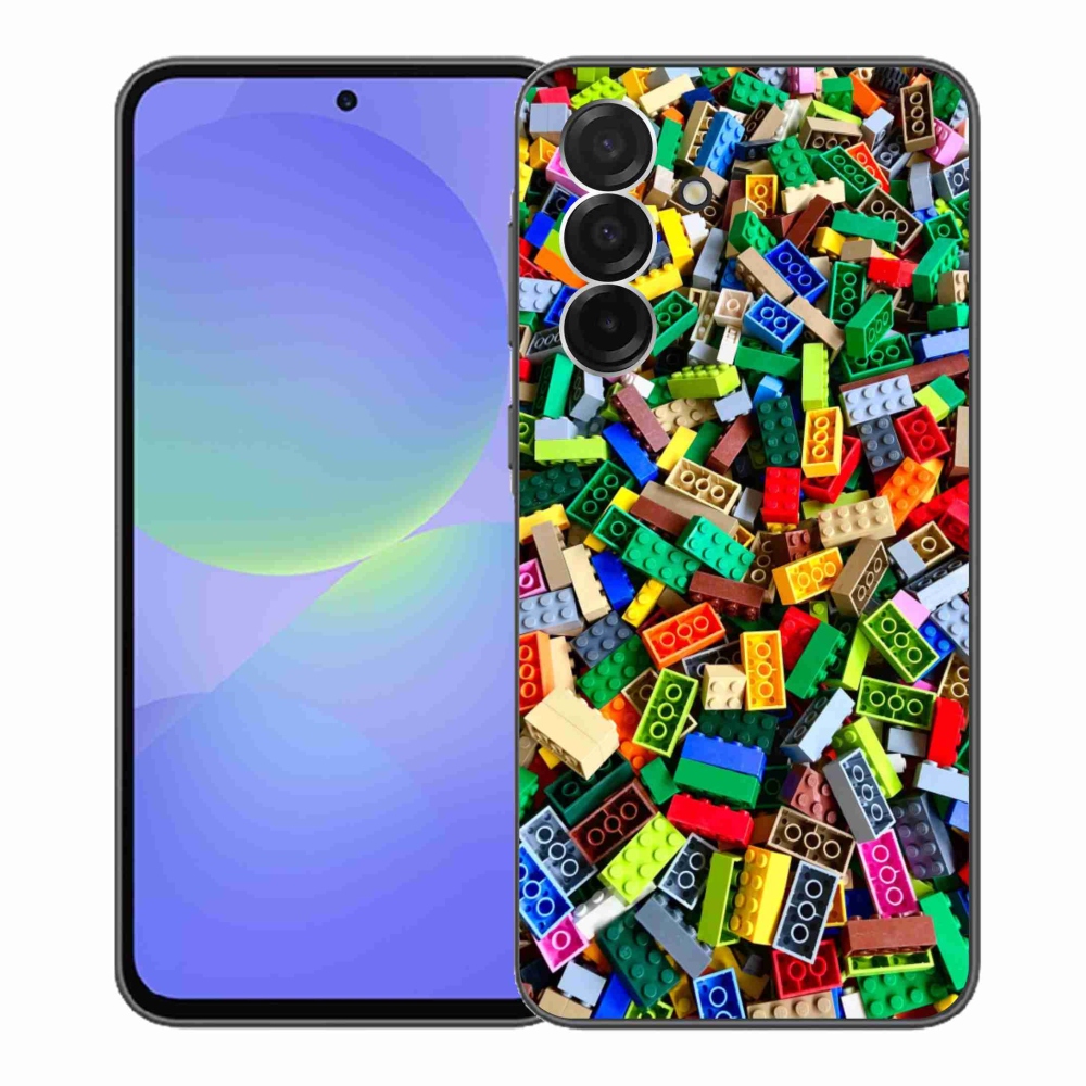 Gél borítás mmCase Samsung Galaxy A36 5G - színes építőkockákhoz