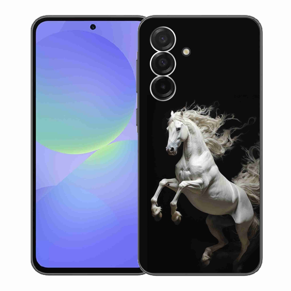 Zselés borítás mmCase Samsung Galaxy A36 5G - fehér ló 4