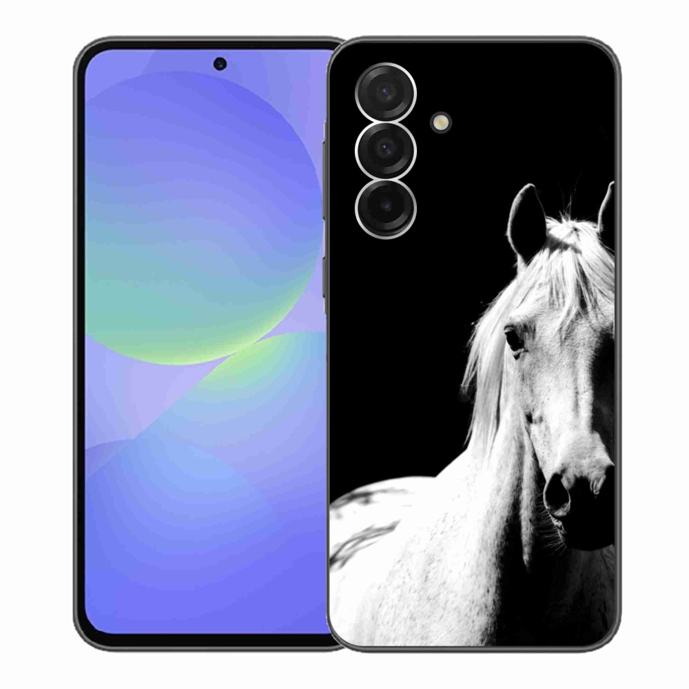 Zselés borítás mmCase Samsung Galaxy A36 5G - fehér ló 5