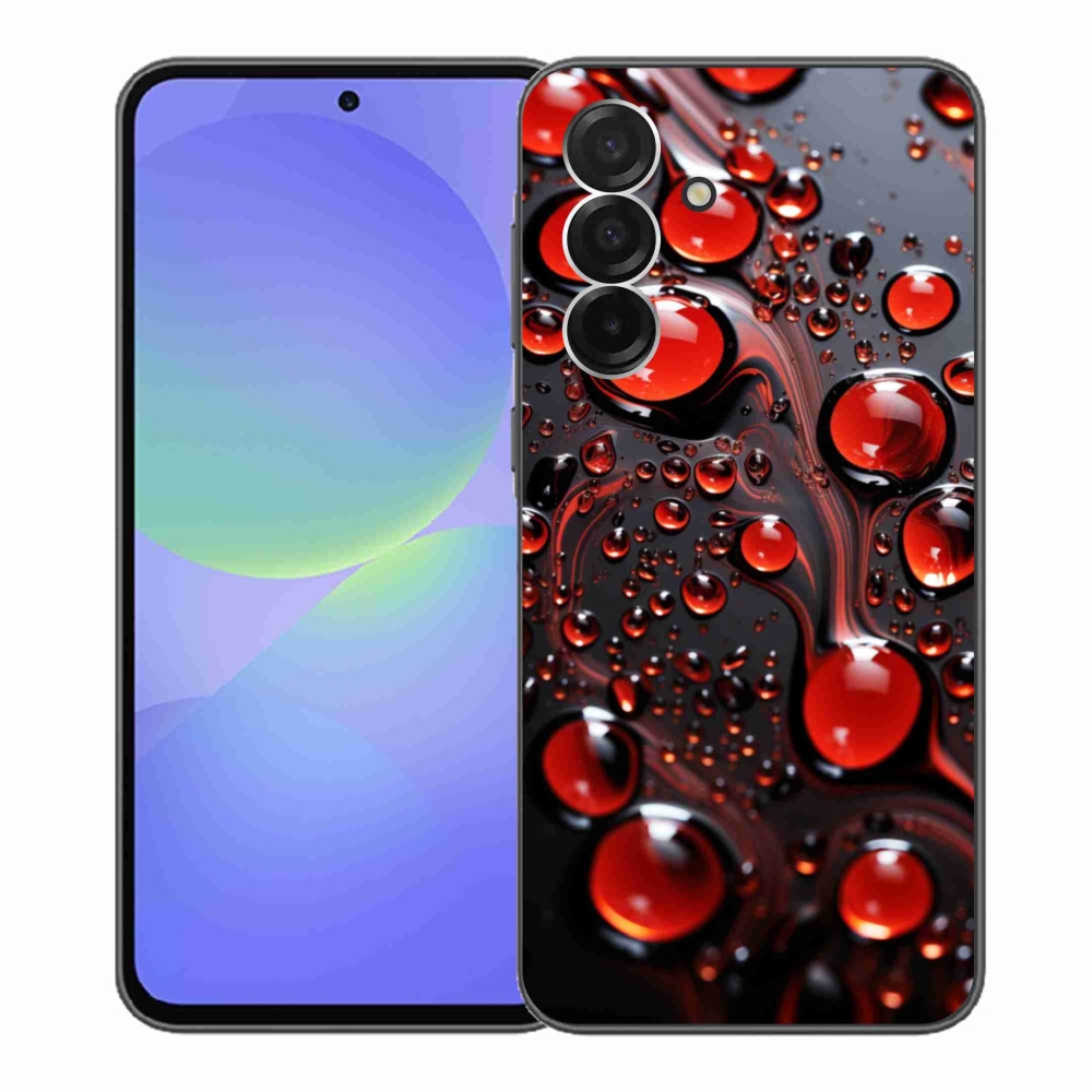 Gél védőhuzat mmCase Samsung Galaxy A36 5G - piros csepp 2