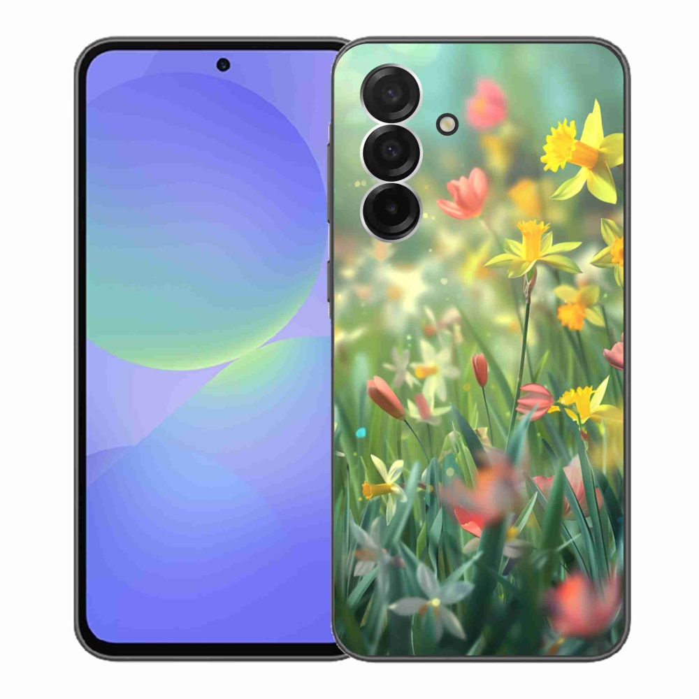 Gél borítás mmCase Samsung Galaxy A36 5G - tavaszi virágok
