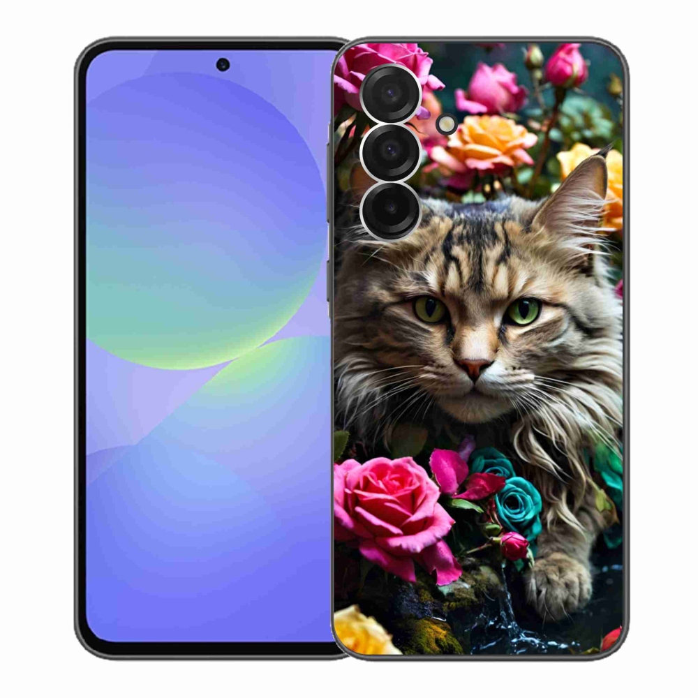 Zselés borítás mmCase Samsung Galaxy A36 5G - macskaszem nézet 2