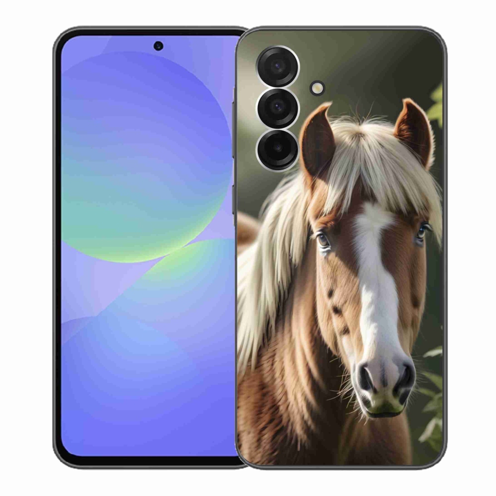 Zselés borítás mmCase Samsung Galaxy A36 5G - ló könnyű sörénnyel