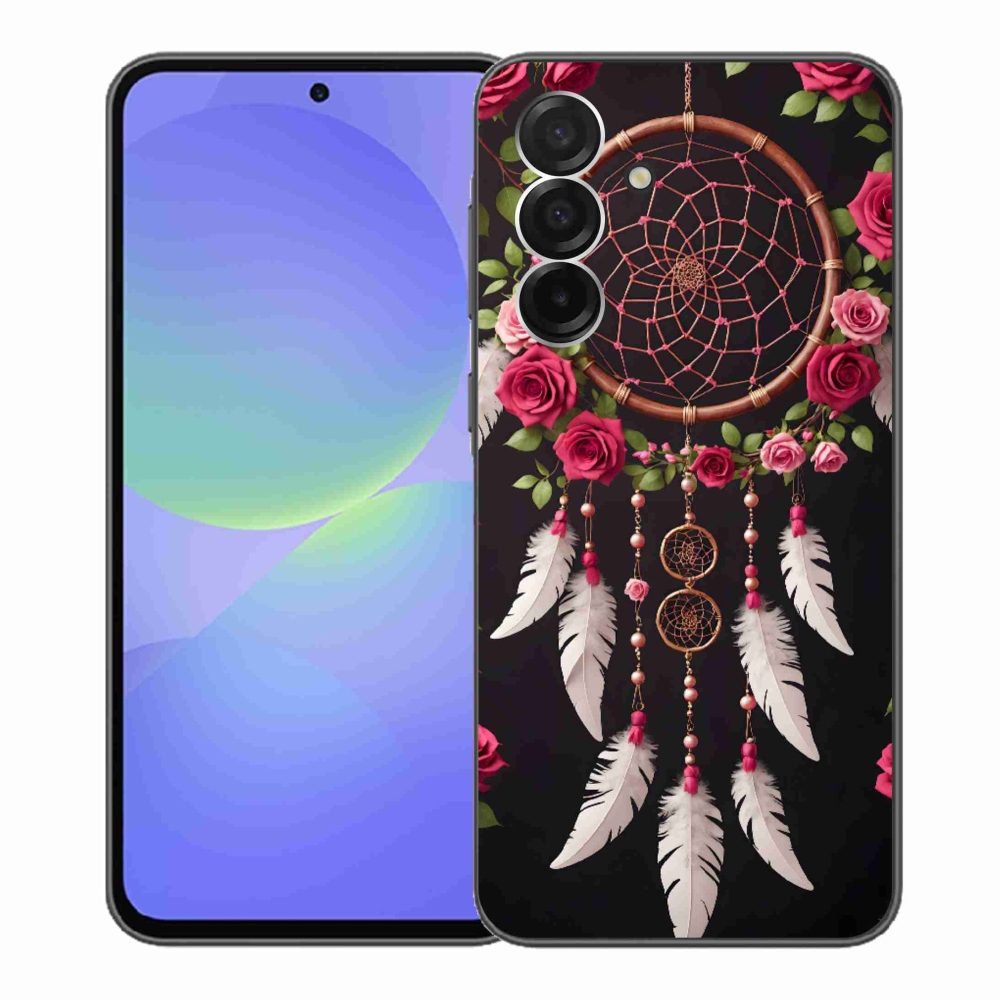 Gél borítás mmCase Samsung Galaxy A36 5G - álomfogó rózsákkal