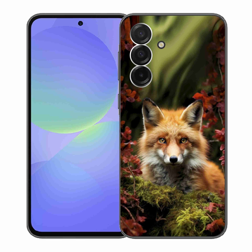 Zselés borítás mmCase Samsung Galaxy A36 5G - róka az erdőben