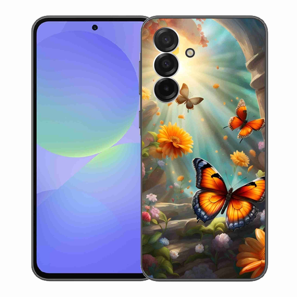 Zselés borítás mmCase Samsung Galaxy A36 5G - pillangókert 2