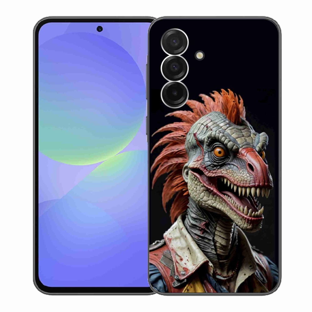 Zselés borítás mmCase Samsung Galaxy A36 5G - punk dinoszauruszhoz
