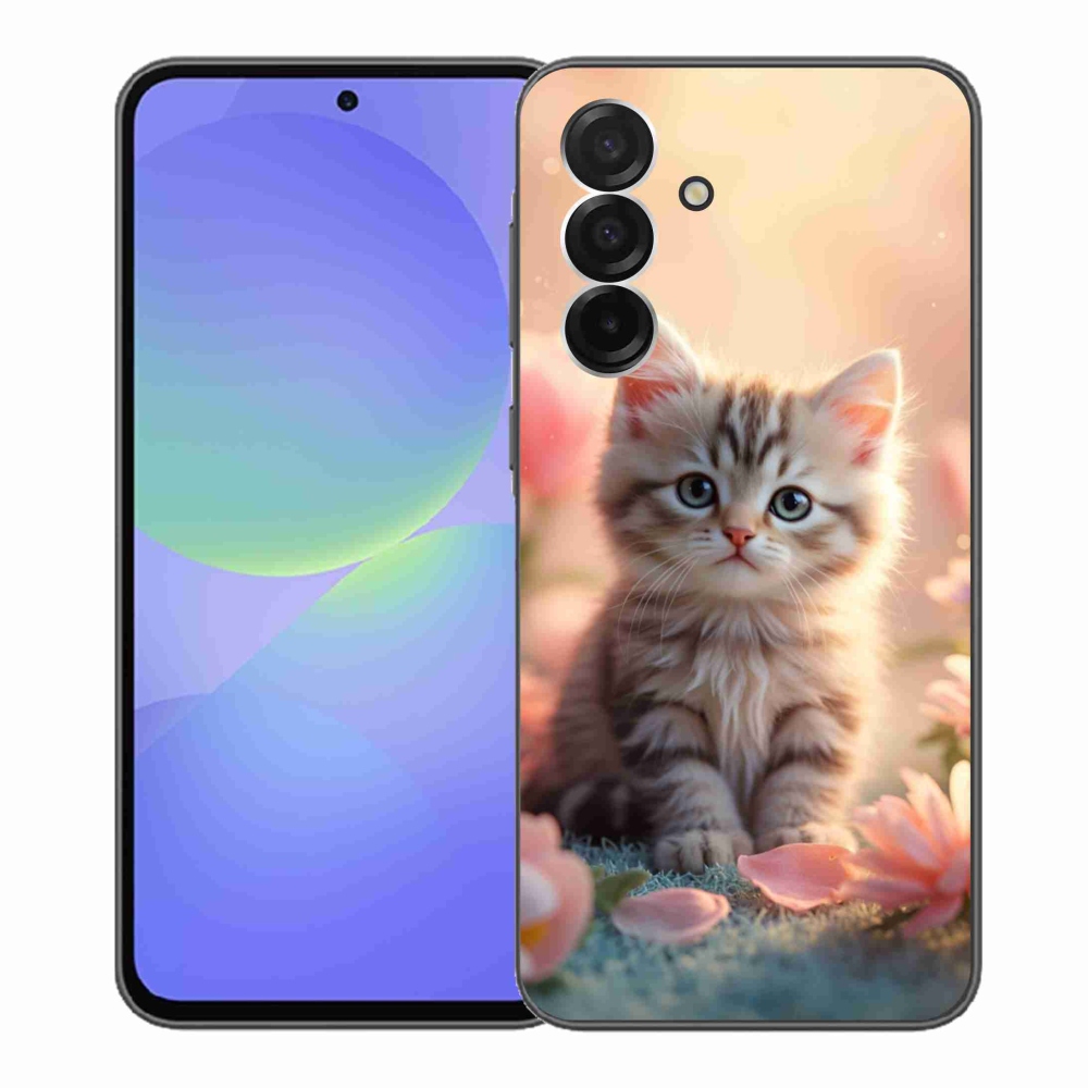 Gél borító mmCase Samsung Galaxy A36 5G - aranyos cica 8