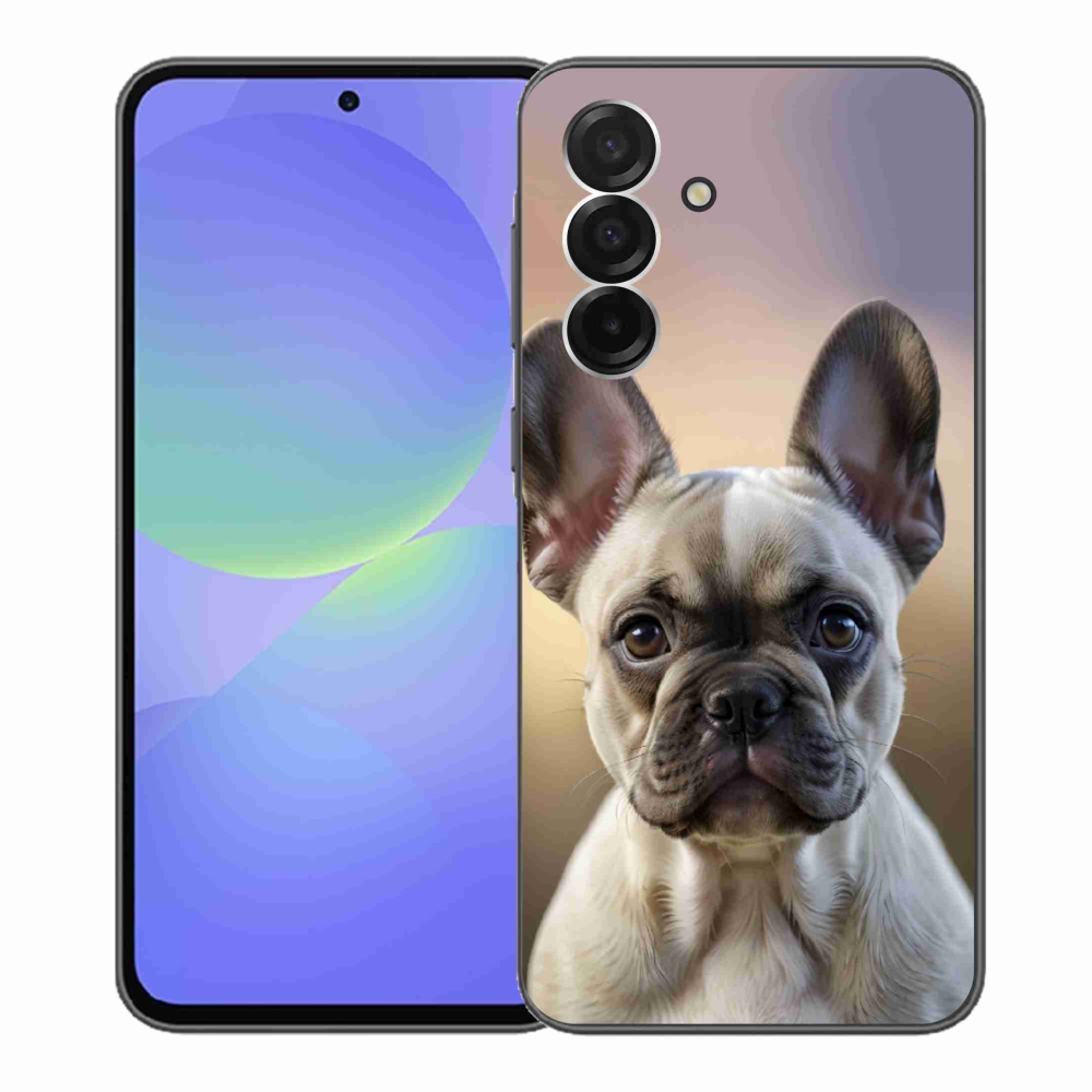 Gél borítás mmCase Samsung Galaxy A36 5G - aranyos francia bulldoghoz