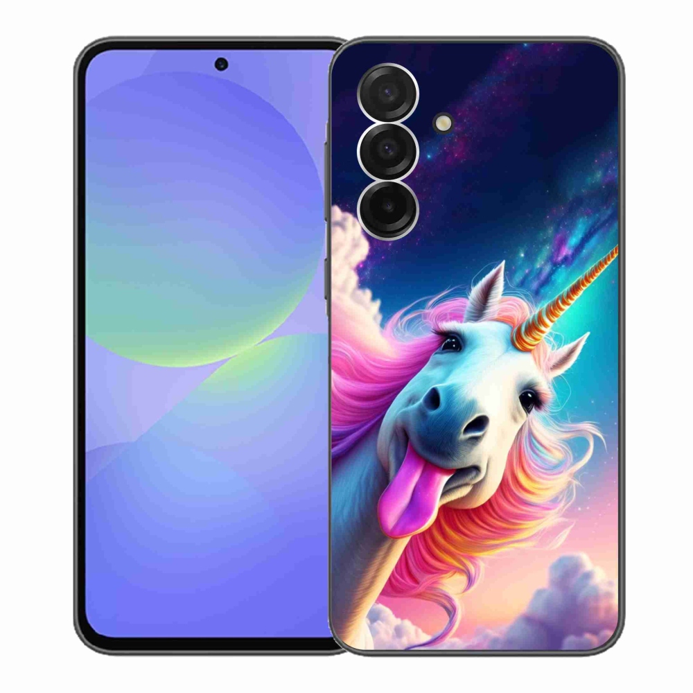 Gél borítás mmCase Samsung Galaxy A36 5G - őrült egyszarvúhoz