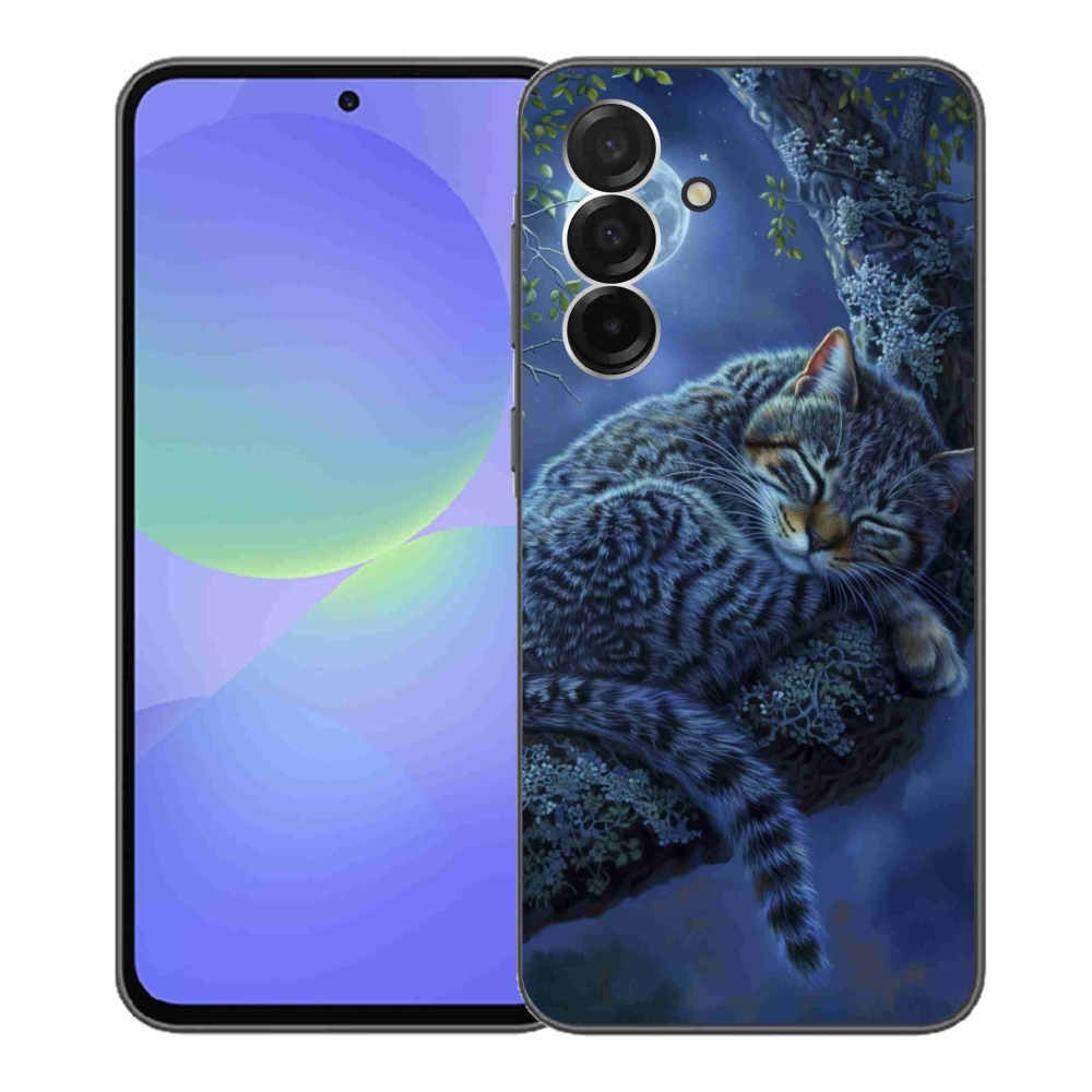 Zselés borítás mmCase Samsung Galaxy A36 5G - alvó macska