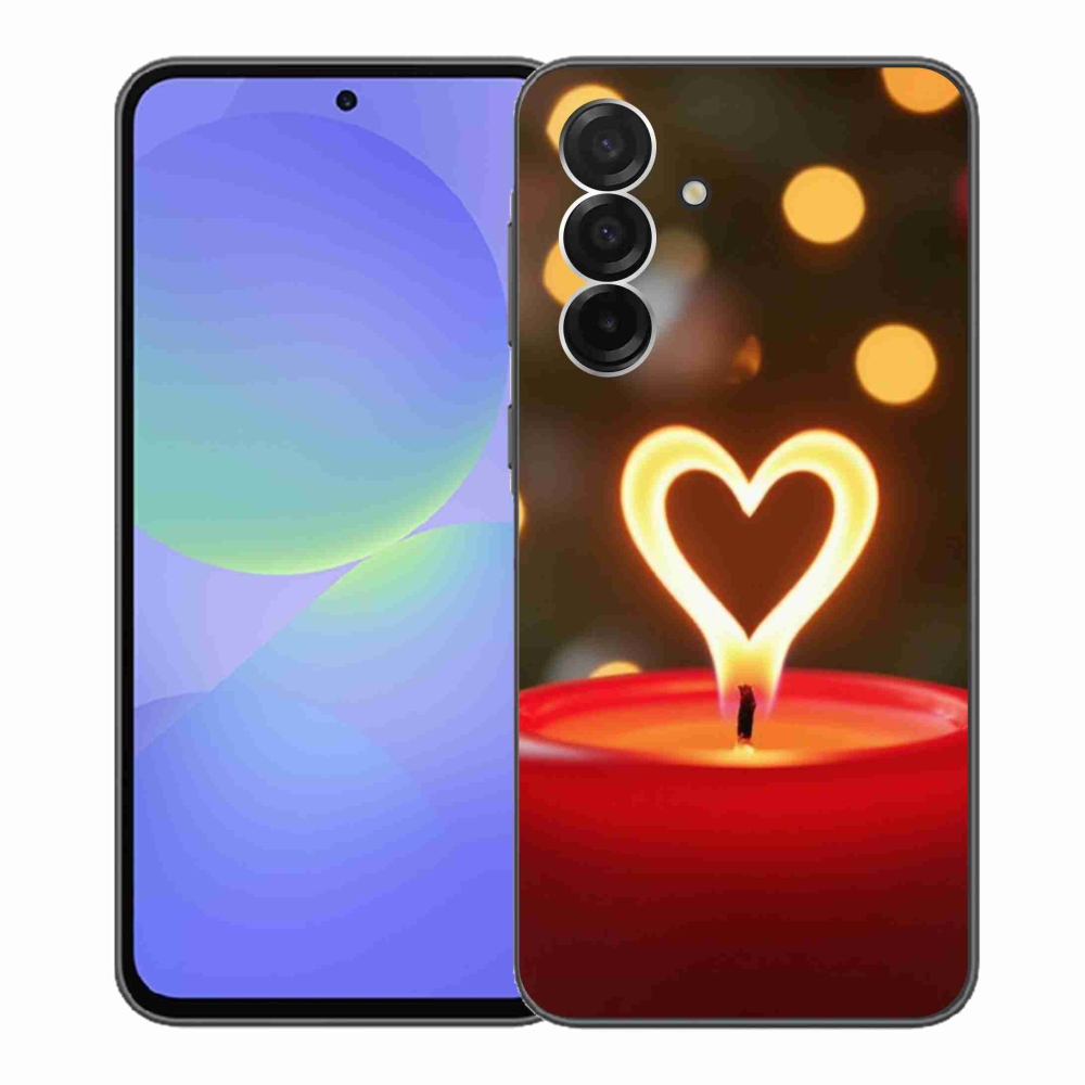 Zselés borítás mmCase Samsung Galaxy A36 5G - láng szíve