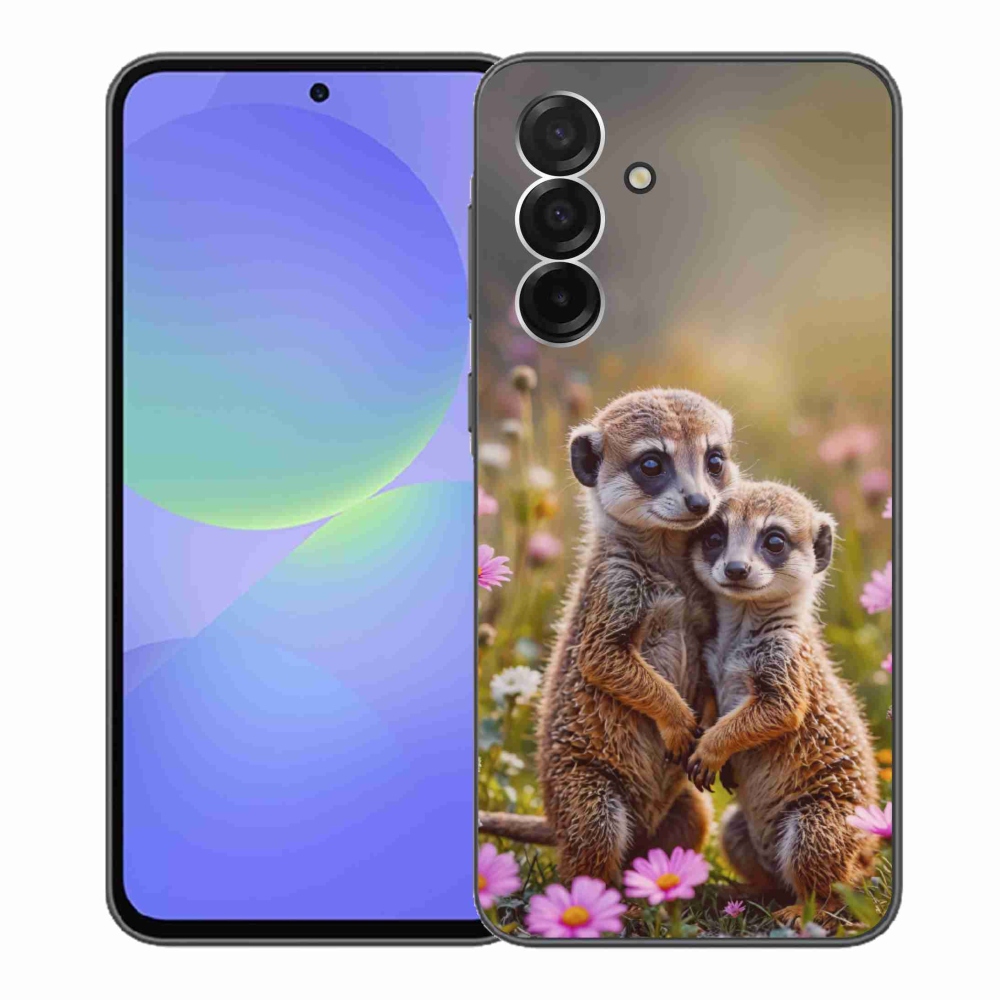 Gél borítás mmCase Samsung Galaxy A36 5G - szurikátás duóhoz