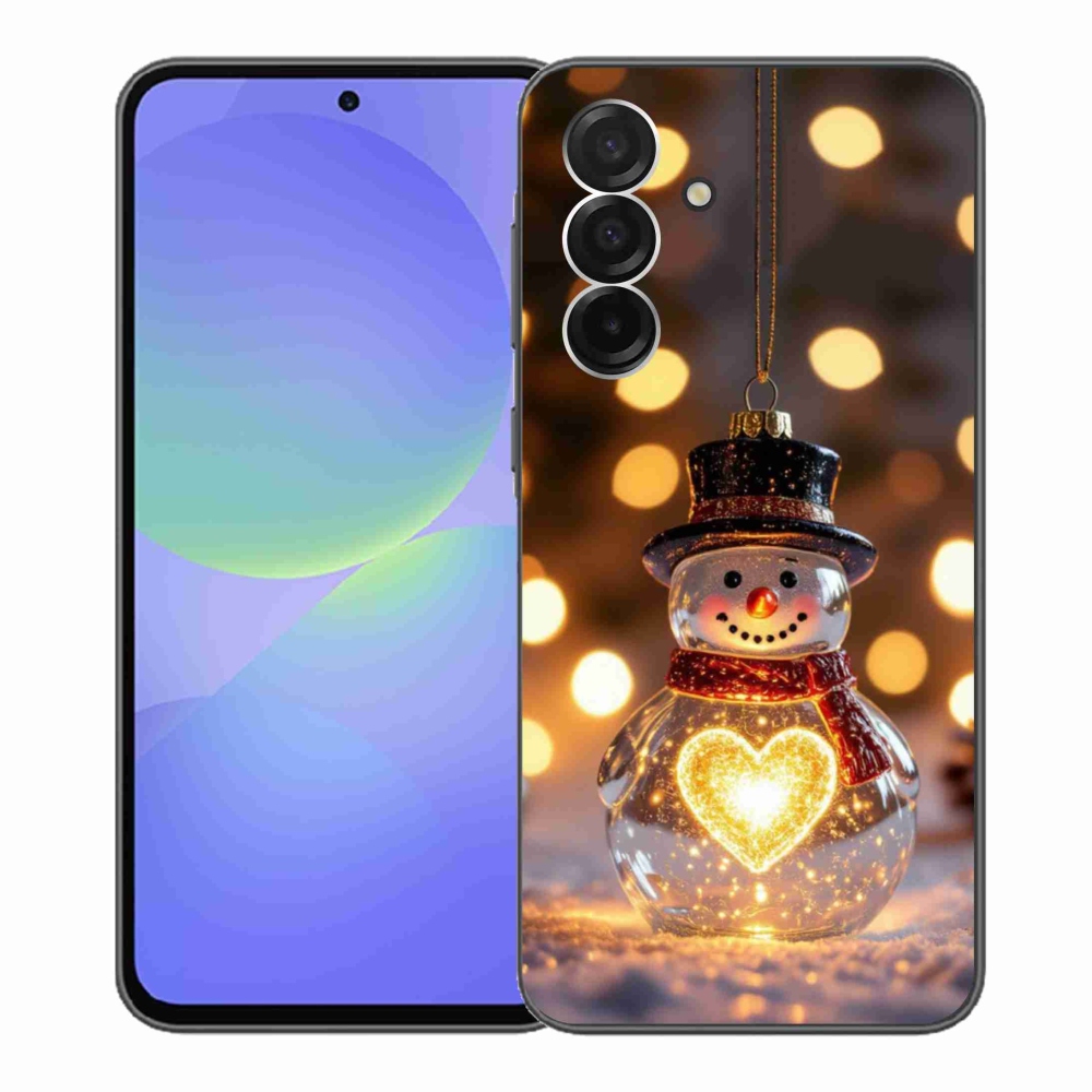 Gél borítás mmCase Samsung Galaxy A36 5G - karácsonyi hóemberhez