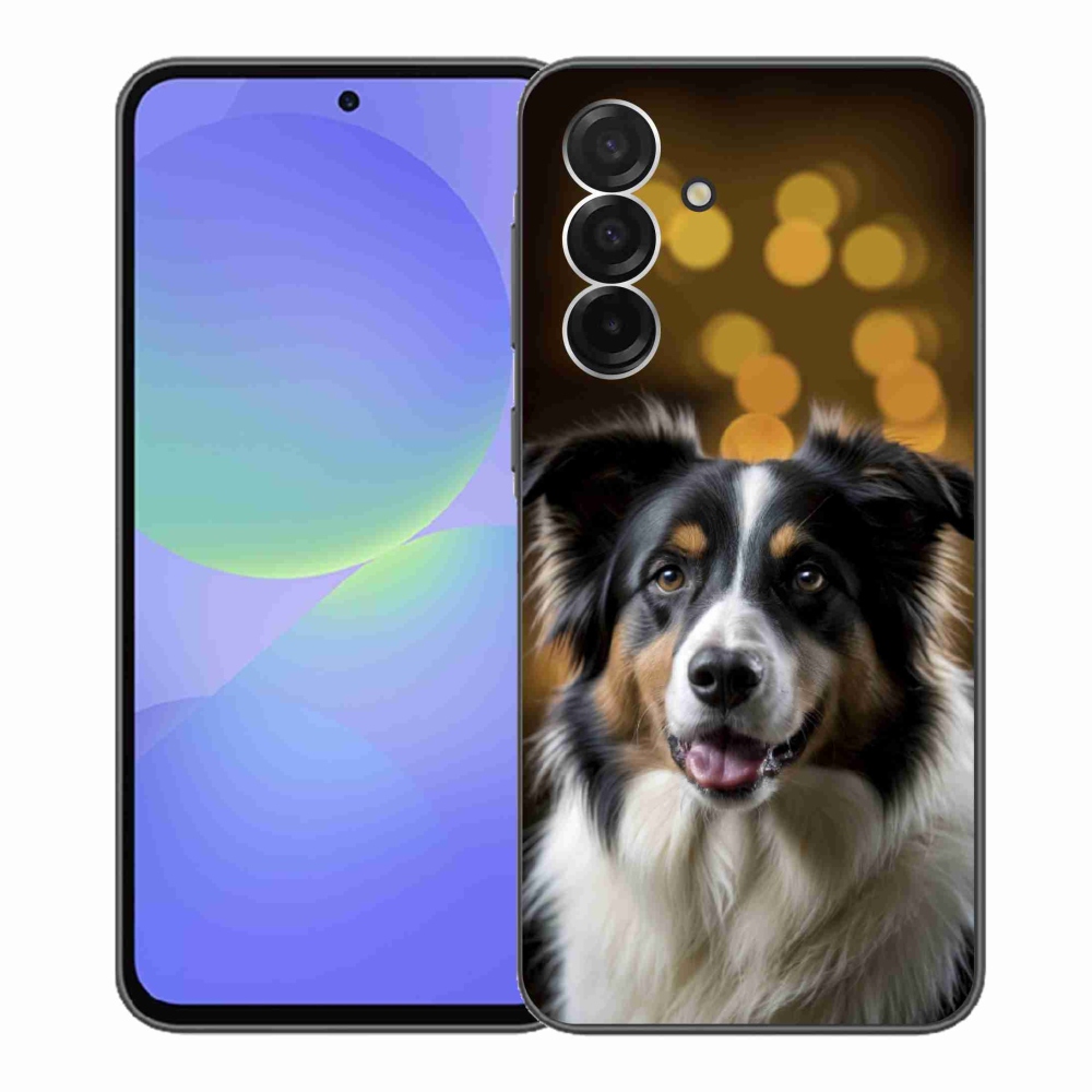 Gél borítás mmCase Samsung Galaxy A36 5G - mosolygós ausztrál juhászkutya számára